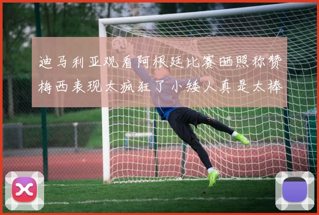 迪马利亚观看阿根廷比赛晒照称赞梅西表现太疯狂了小矮人真是太棒了